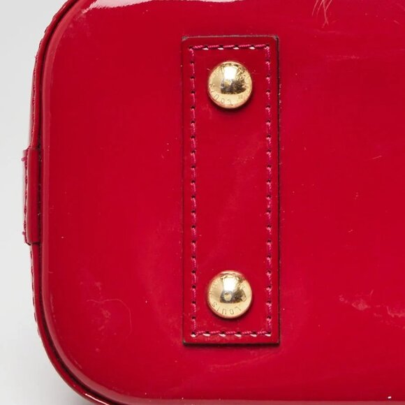 Louis Vuitton Rose Indian Monogram Vernis Alma BB Bag - Picture 5 of 10
